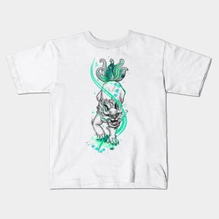 Watercolor Qilin Kids T-Shirt